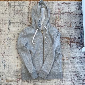 Grey zip up